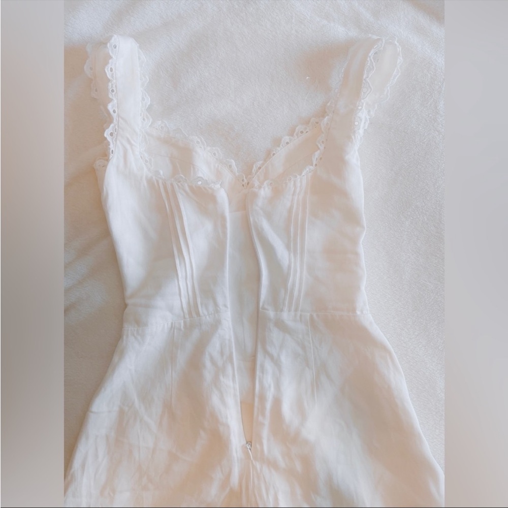 HOUSE OF CB 'Tilly' White Pin Tuck Mini Dress NWT - Picture 15 of 16
